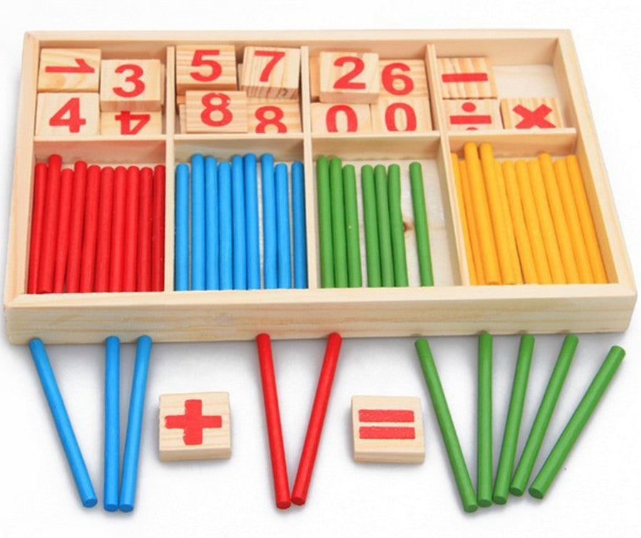 Montessori - Mathe-Zählstäbe