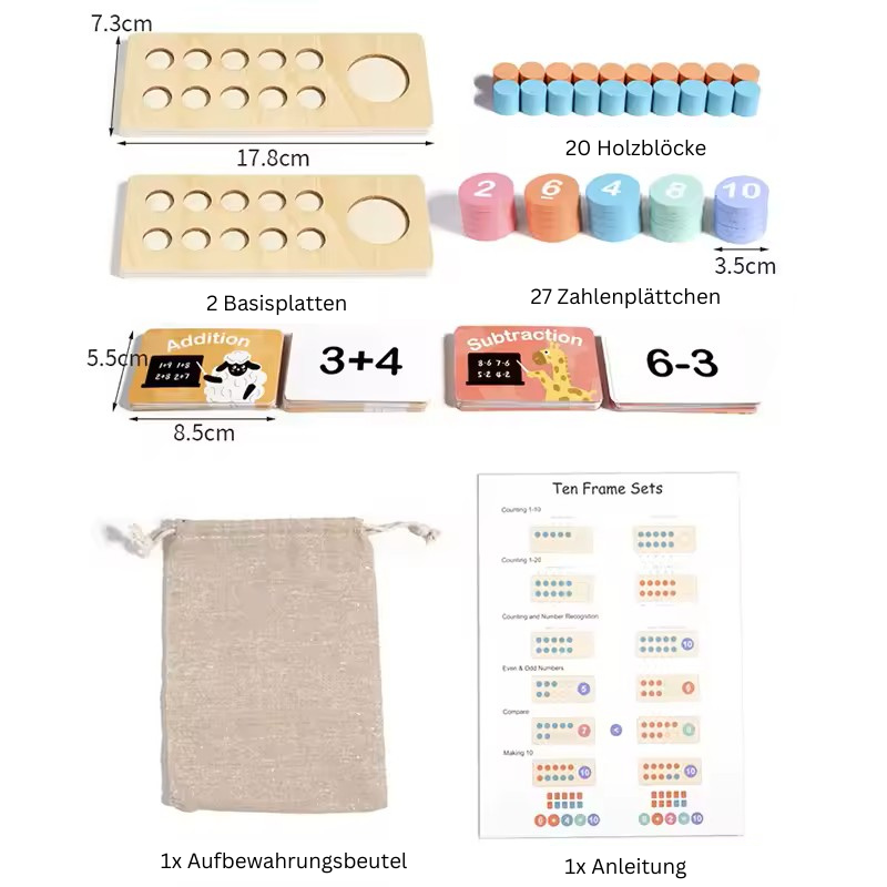 Montessori - Mathespielzeug