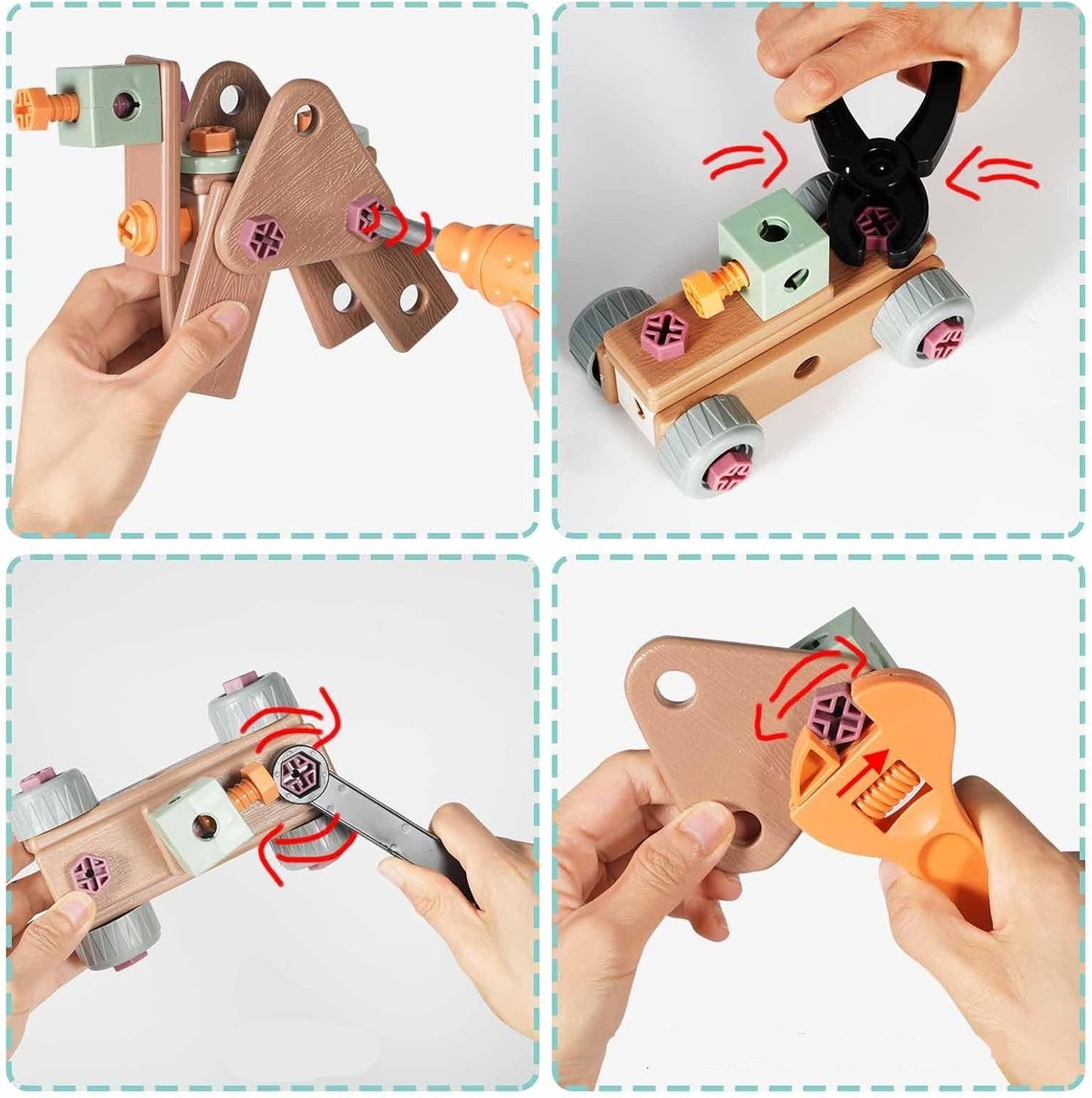 Baukasten Pro – Baukasten Spielset für kleine Baumeister