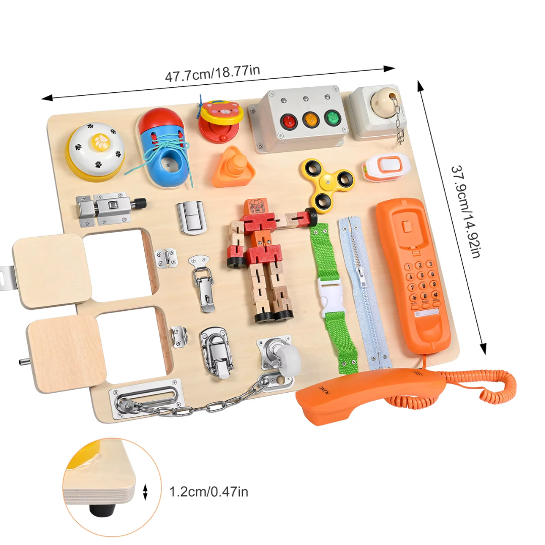 Montessori Busy Board - Motorikbrett