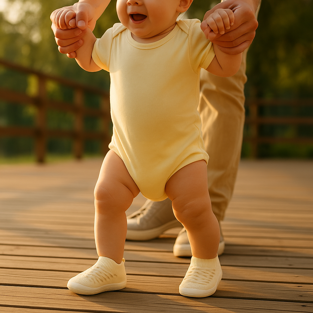 Rutschfeste Lauflernschuhe: Baby Socken-Schuhe mit Barfußgefühl für die ersten Schritte