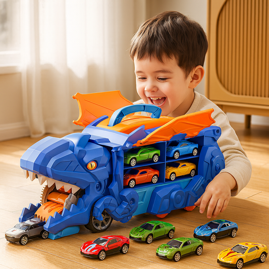 2-in-1 Dinosaurier Auto Truck: Das Transformer Spielzeug mit Licht – Dein ultimatives Abenteuer im Kinderzimmer!